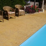 Cemento stampato piscina Pordenone